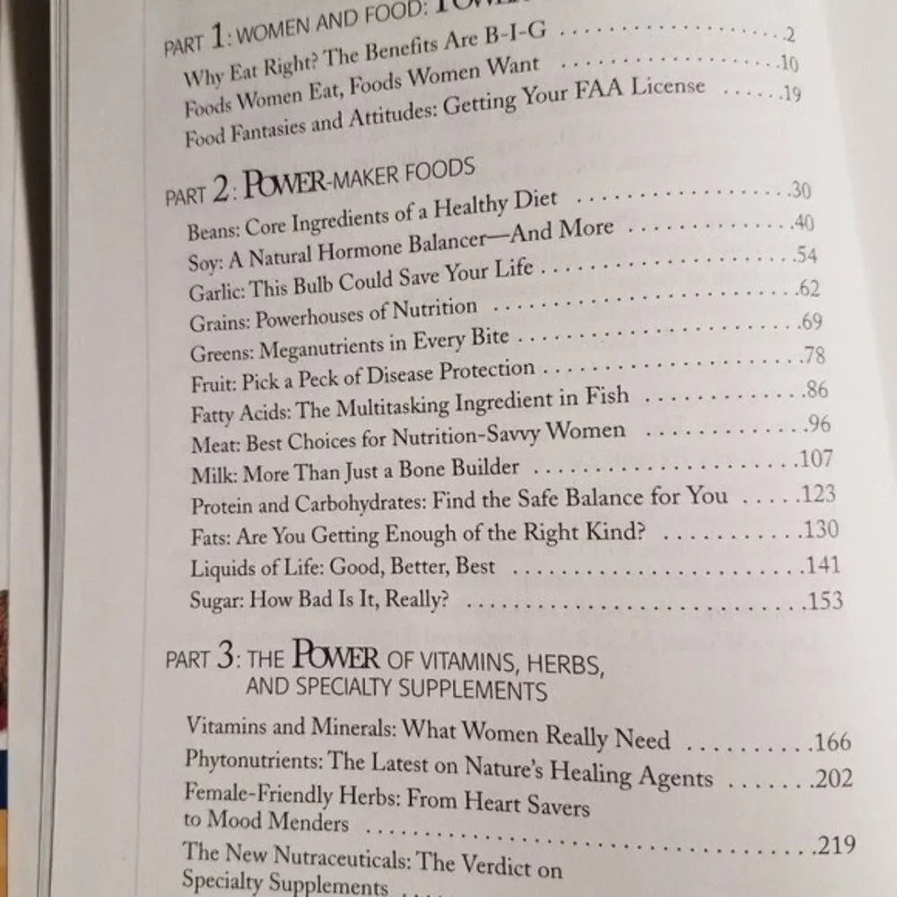 Maximum Food Power for Women Cookbook Book